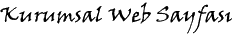 Kurumsal Web Sayfası